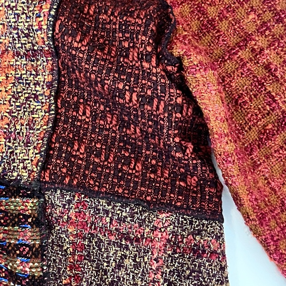 Coldwater Creek. Patchwork Jacket, One Button Clo… - image 8